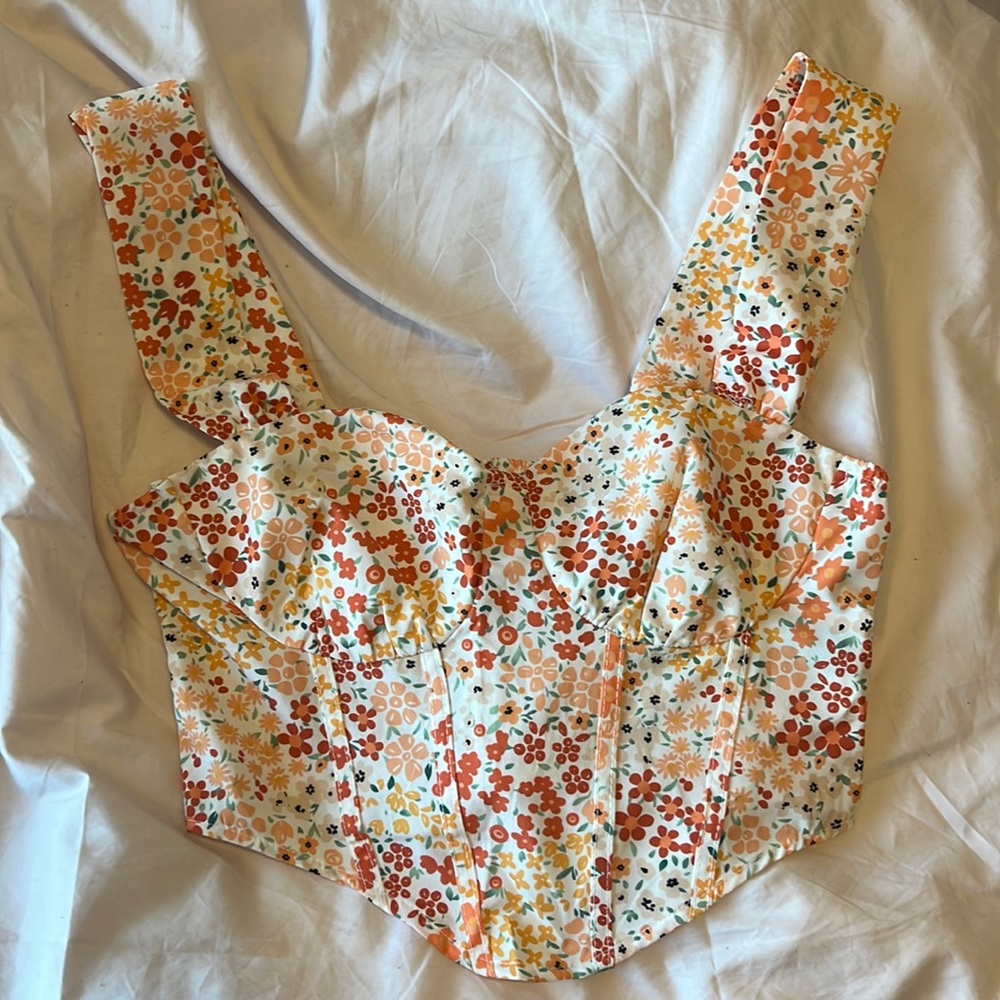 shein floral tank top
